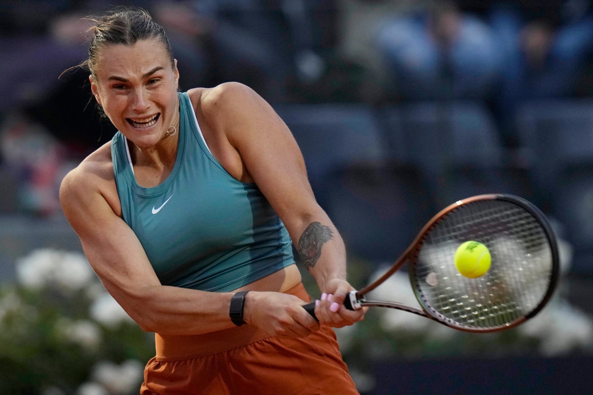 Aryna Sabalenka to begin French Open against player who ‘hates’ her