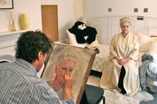 How to paint a theatrical great: Alexander Newley on his portraits of Judi Dench and Derek Jacobi
