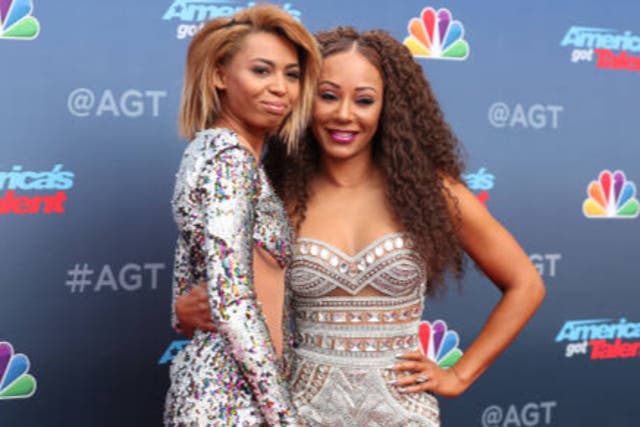 <p>Phoenix and her mother, Mel B</p>