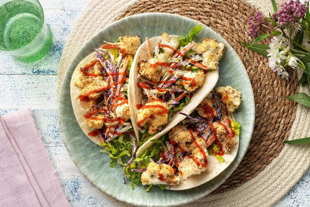 <p>These crispy tacos use cauliflower, which contains more water than eating it raw </p>