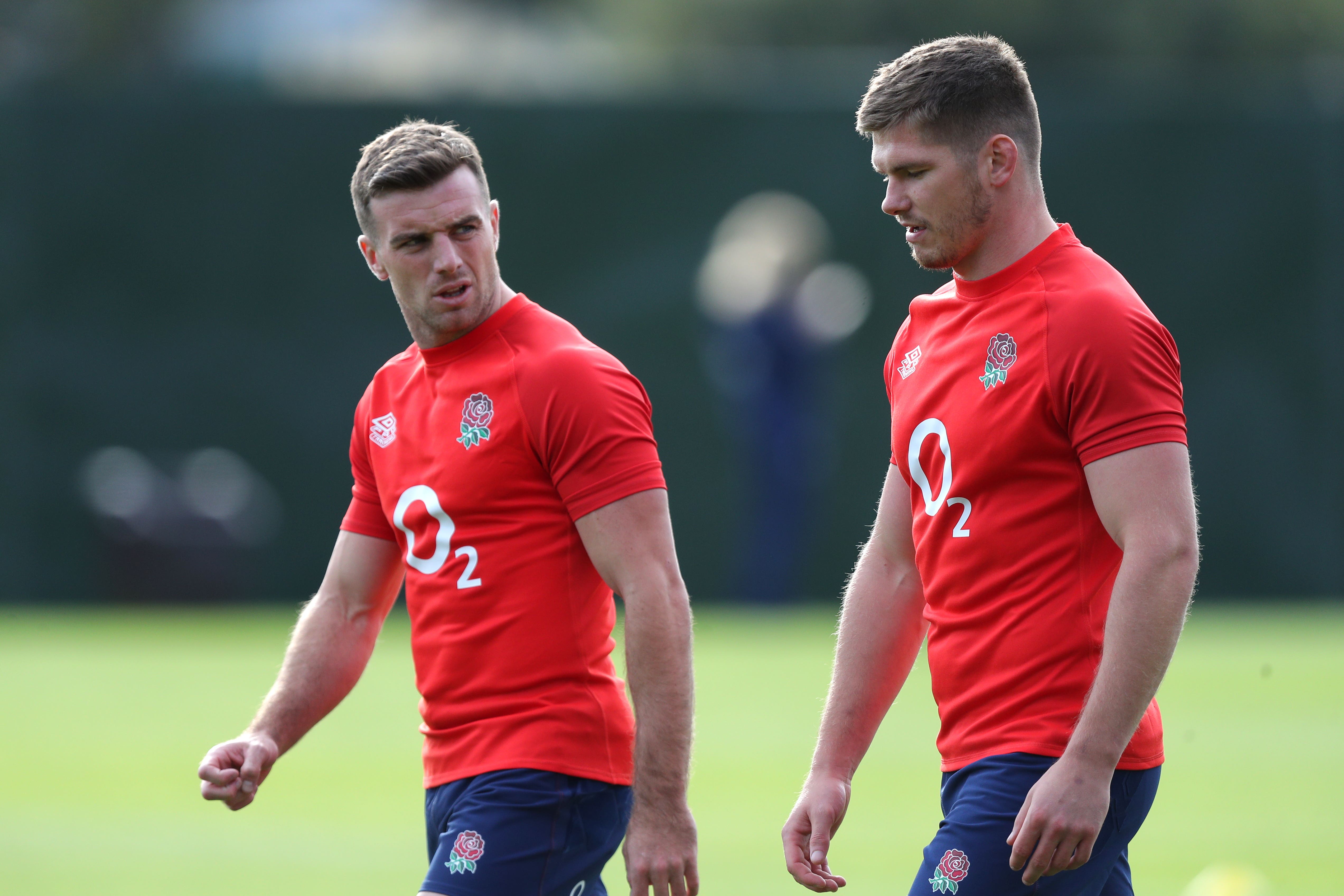 George Ford (left) and Owen Farrell could unite for England again at the World Cup