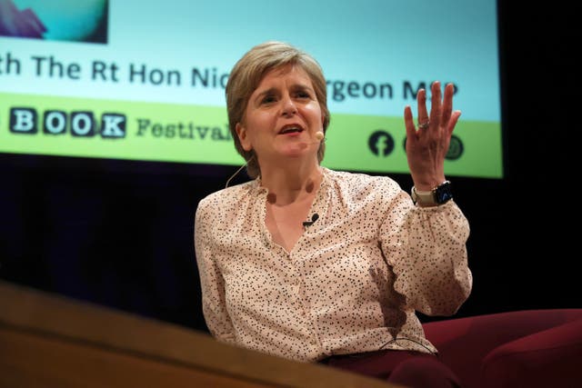 <p>Former first minister Nicola Sturgeon </p>