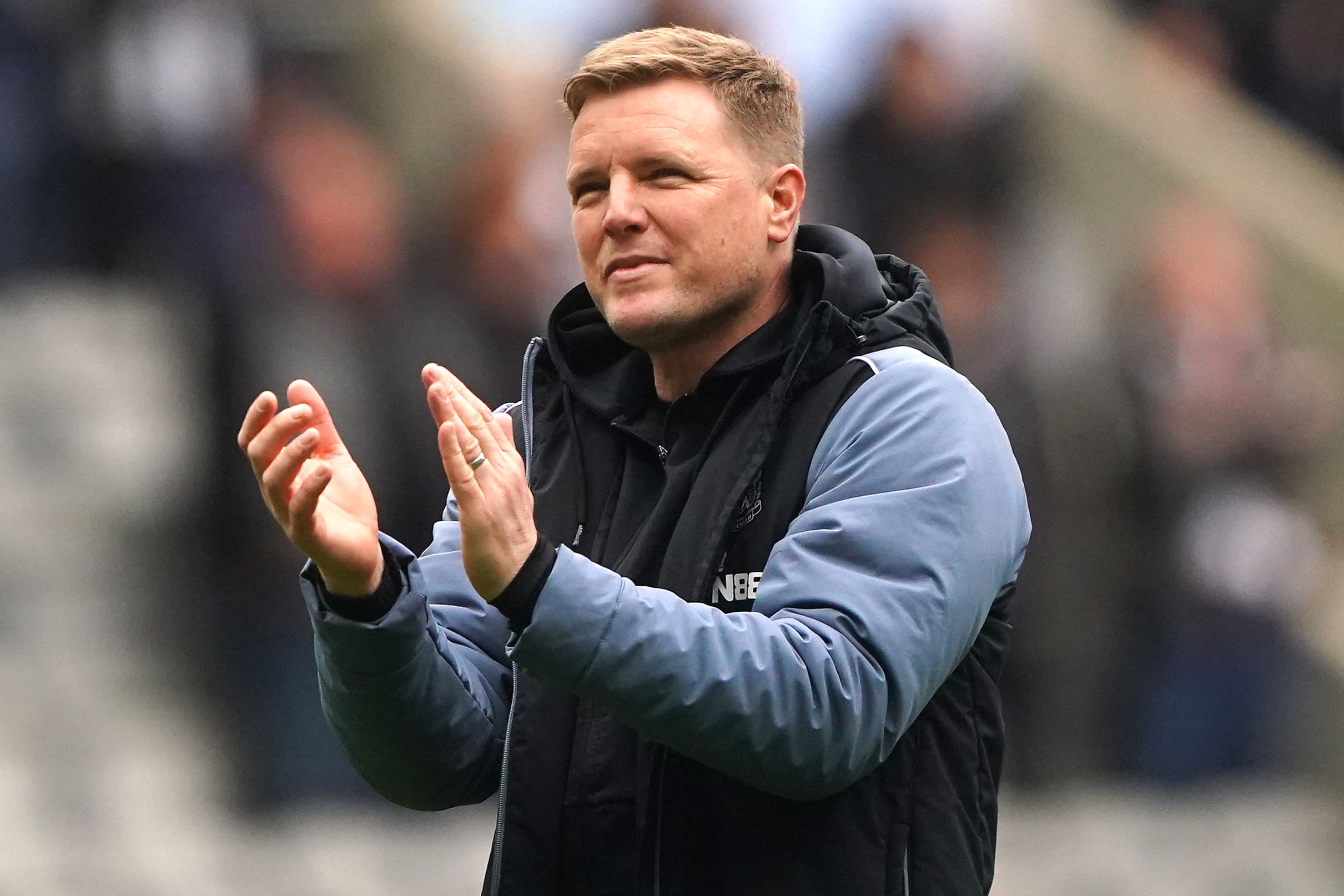 Newcastle head coach Eddie Howe will adopt a siege mentality as he prepares for the Champions League (Owen Humphreys/PA)