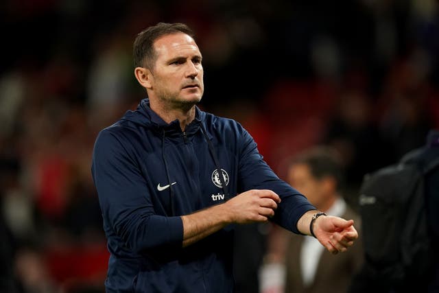 Frank Lampard’s side are in poor form (Martin Rickett/PA)