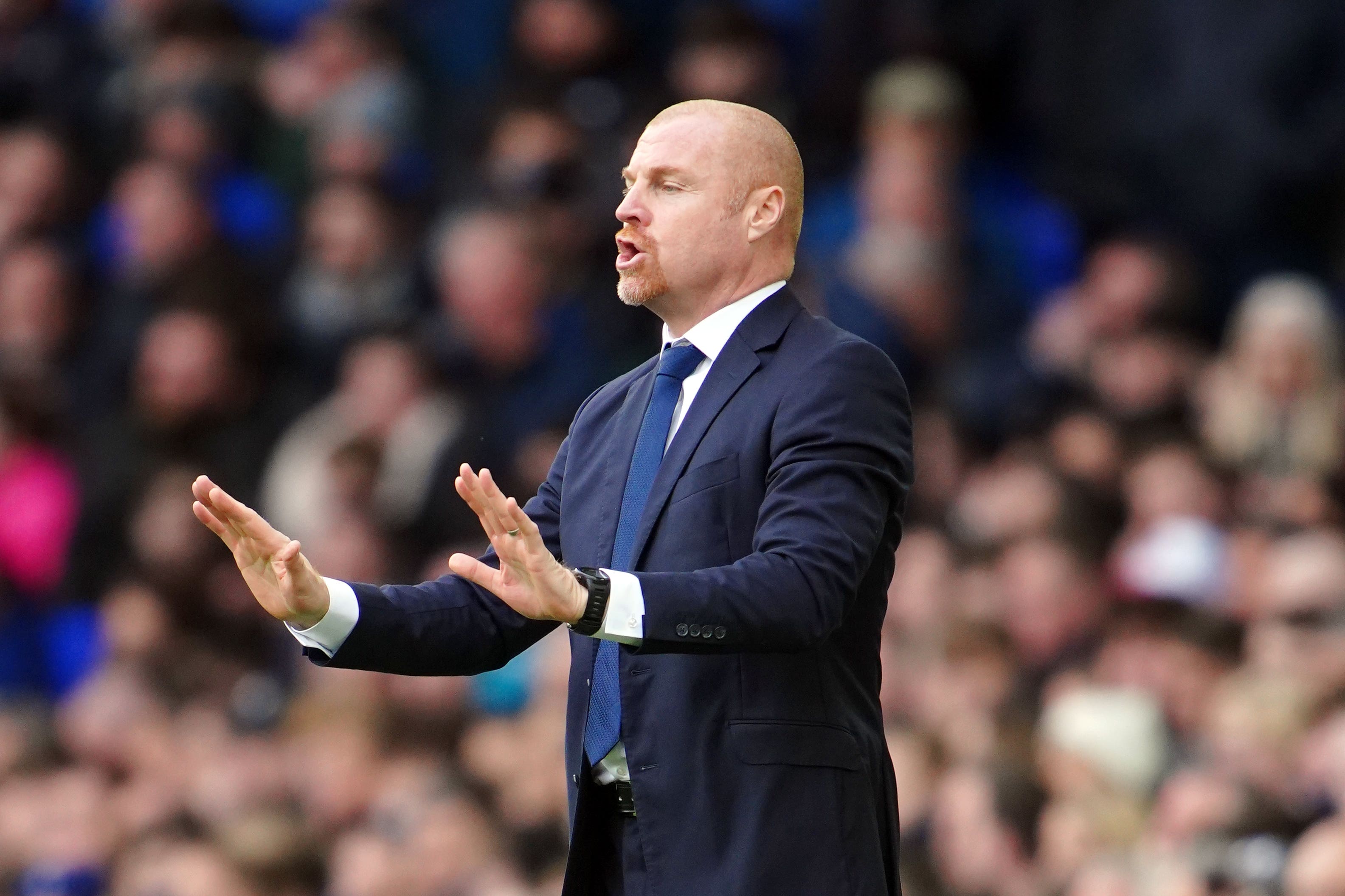 Everton manager Sean Dyche has focused on reinforcing his key messages rather than trying to lift the players’ mood ahead of their relegation decider at home to Bournemouth (Peter Byrne/PA)