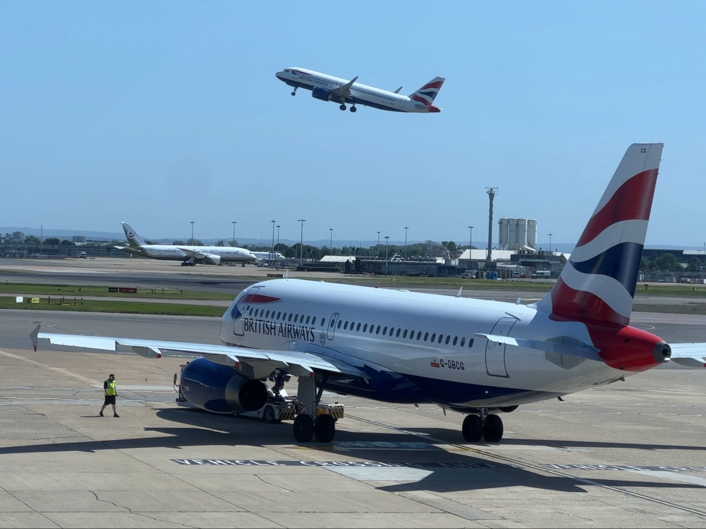 On point: British Airways aircraft at London Heathrow