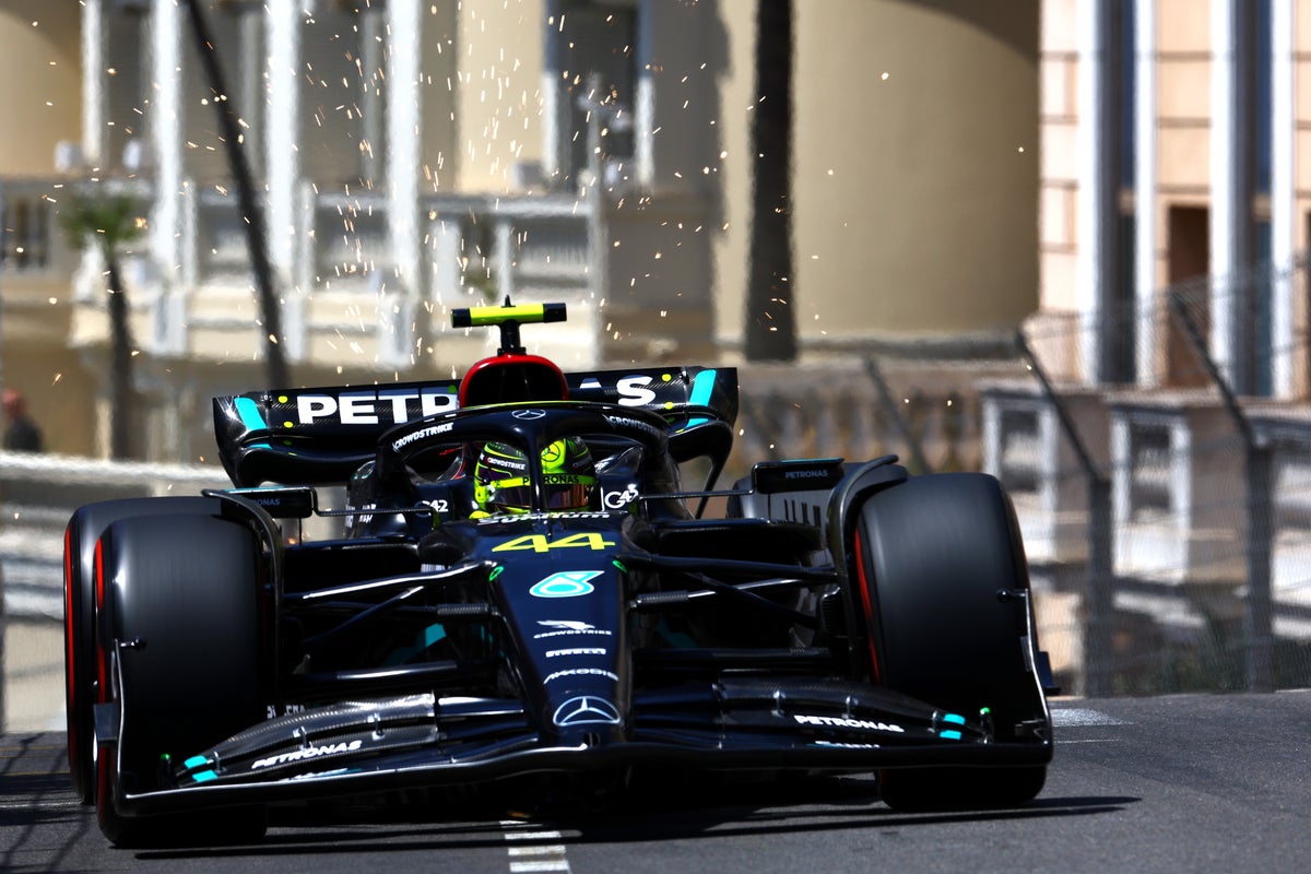 Lewis Hamilton crashes in new Mercedes at Monaco Grand Prix practice