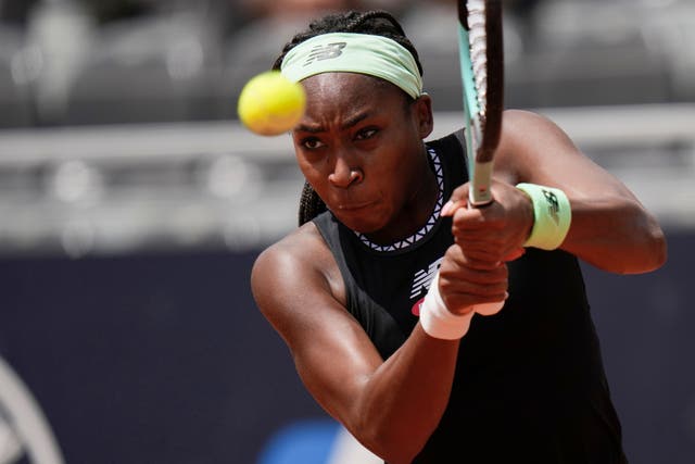 Coco Gauff is looking to find form in Paris (Alessandra Tarantino/AP)