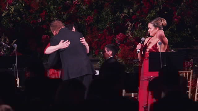 <p>Touching moment 11-year-old US cancer patient meets British donor who saved his life</p>