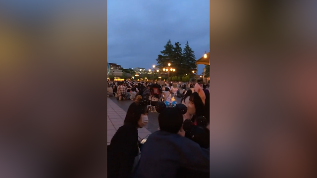 <p>Terrified guests at Disneyland Tokyo take cover amid 6.2-magnitude earthquake</p>