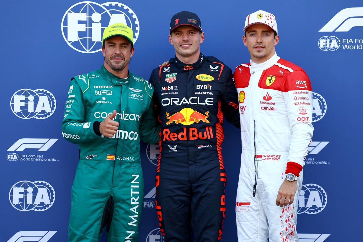 F1 grid: Starting positions for Monaco Grand Prix