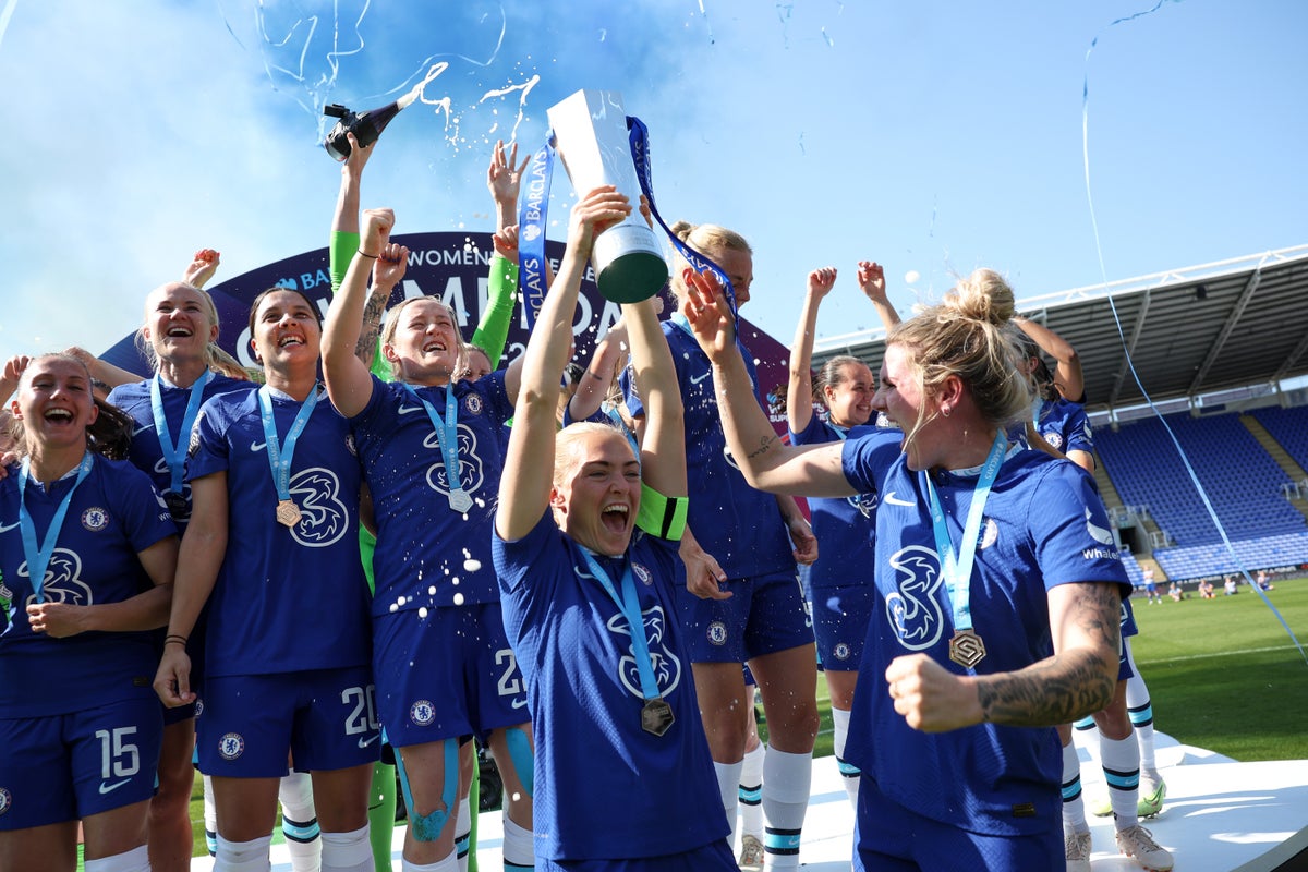 Unstoppable Chelsea march to fourth straight Women’s Super League title in style