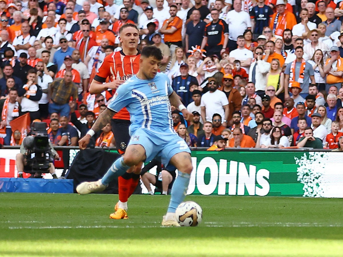 Luton vs Coventry LIVE: Championship play-off final latest score and updates as Gustavo Hamer equalises
