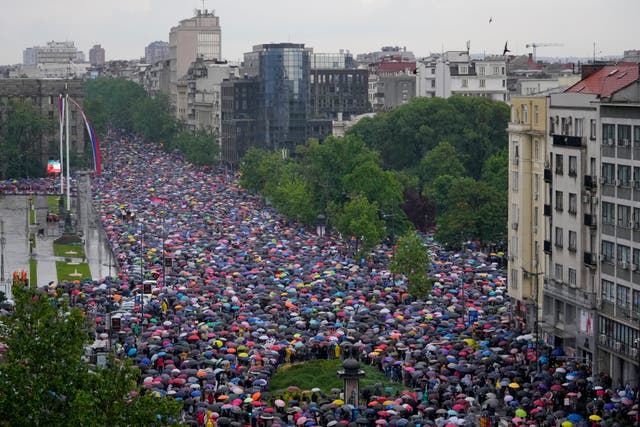 SERBIA-PROTESTAS