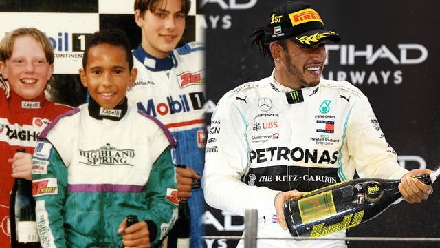<p>Sir Lewis Hamilton: From Stevenage to seven-time F1 world champion
</p>