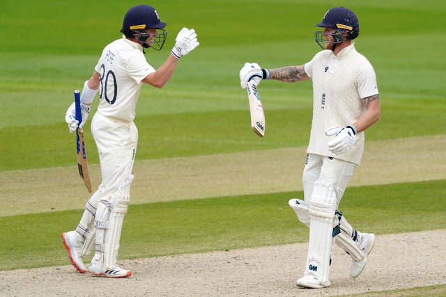 Ben Stokes’ new vice-captain Ollie Pope, left, has done his skipper’s bidding in this season’s LV= County Championship (Jon Super/NMC Pool/PA)