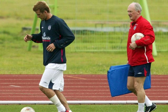 Alan Smith, right, was instrumental in making sure David Beckham was fit for the 2002 World Cup (Owen Humphreys/PA)