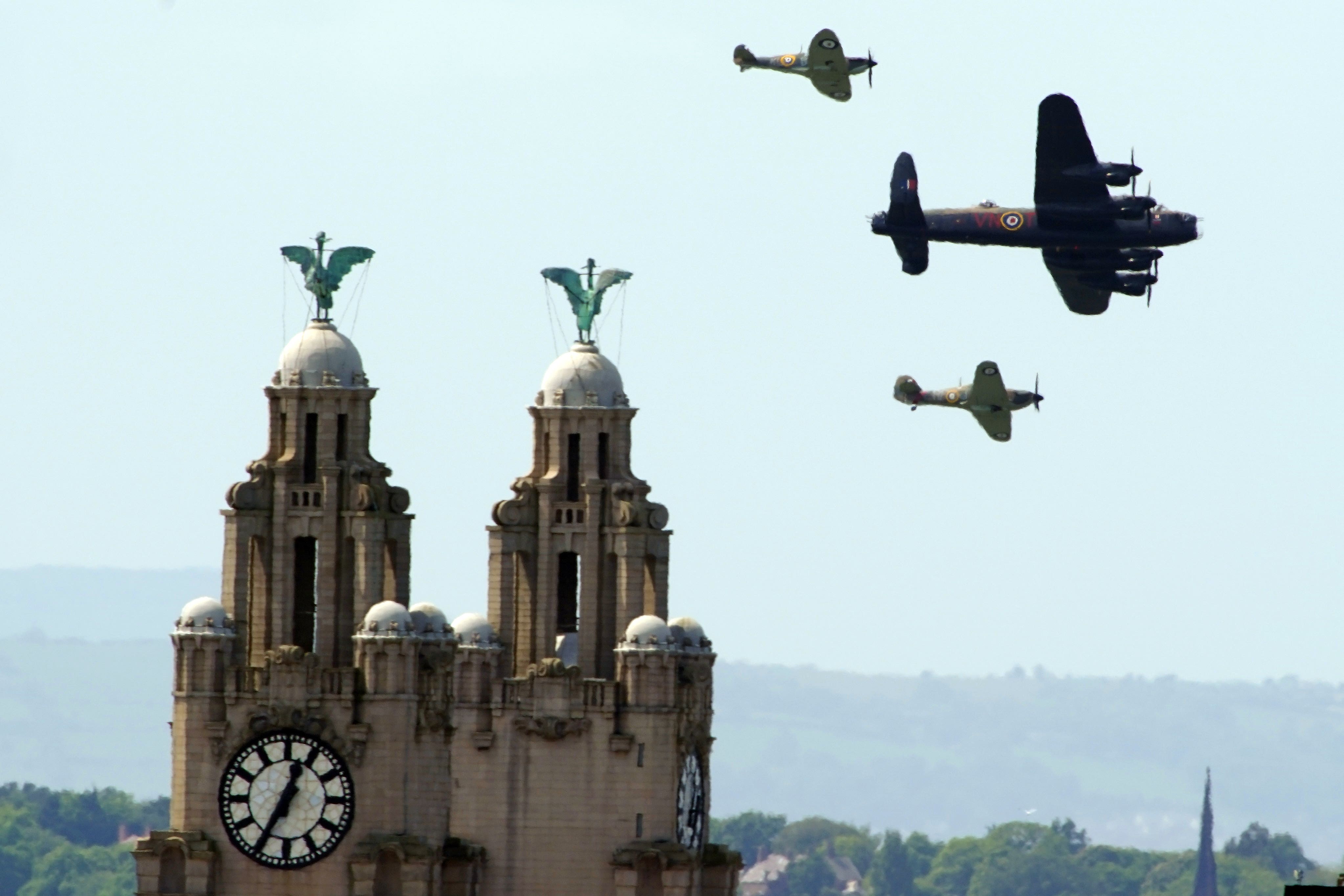 Liverpool hosted a number of events for the 80th anniversary of the Battle of the Atlantic (Peter Byrne/PA)