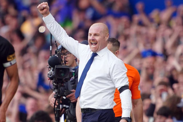 Sean Dyche is expecting big changes at Everton after avoiding relegation (Peter Byrne/PA)