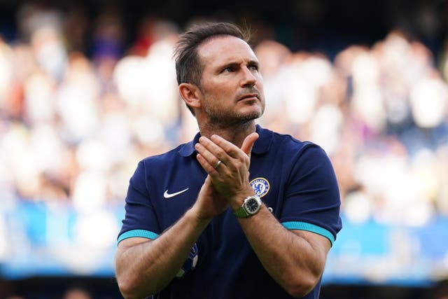 Chelsea interim manager Frank Lampard feels standards have slipped at Stamford Bridge (Zac Goodwin/PA)