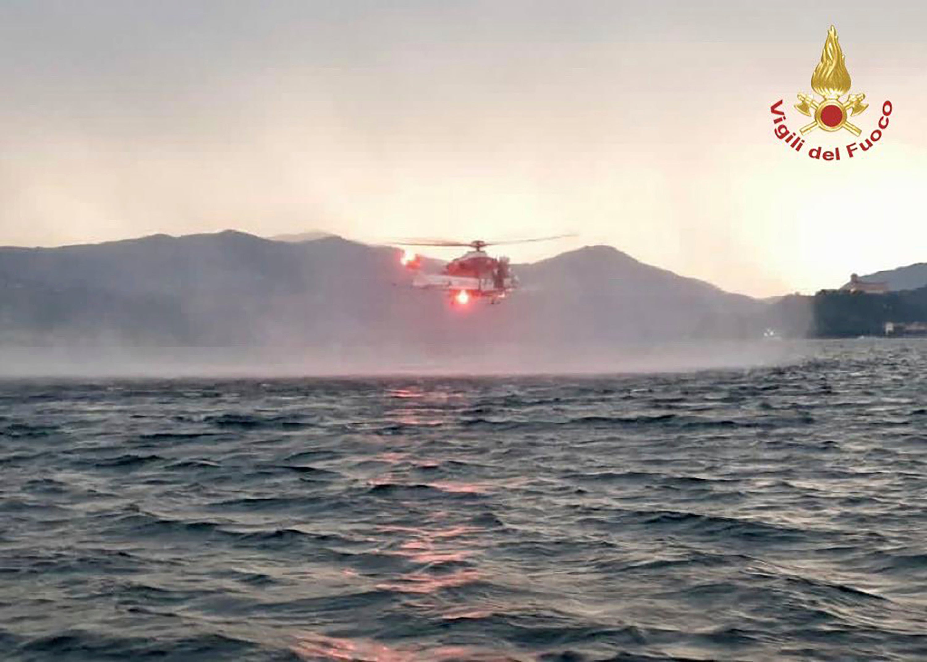 Italian firefighters confirmed on Monday that they recovered four bodies from Lake Maggiore