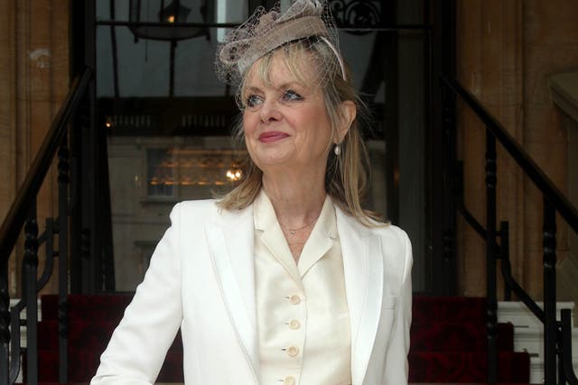 <p>Lesley "Twiggy" Lawson arrives at Buckingham Palace where she will be made a Dame Commander of the Order of the British Empire for services to fashion, the arts and charity, during an Investiture ceremony conducted by the Prince of Wales on March 14, 2019</p>