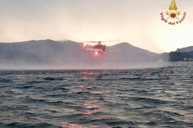 <p>Italian firefighters confirmed on Monday that they recovered four bodies from Lake Maggiore</p>