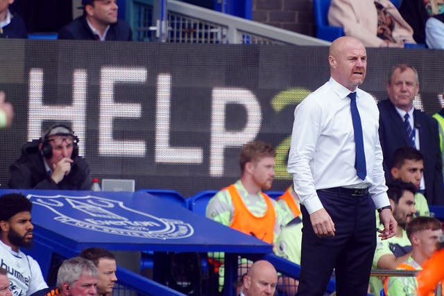 Everton manager Sean Dyche has outlined his vision for the club but he needs to be backed by owner Farhad Moshiri (Peter Byrne/PA)
