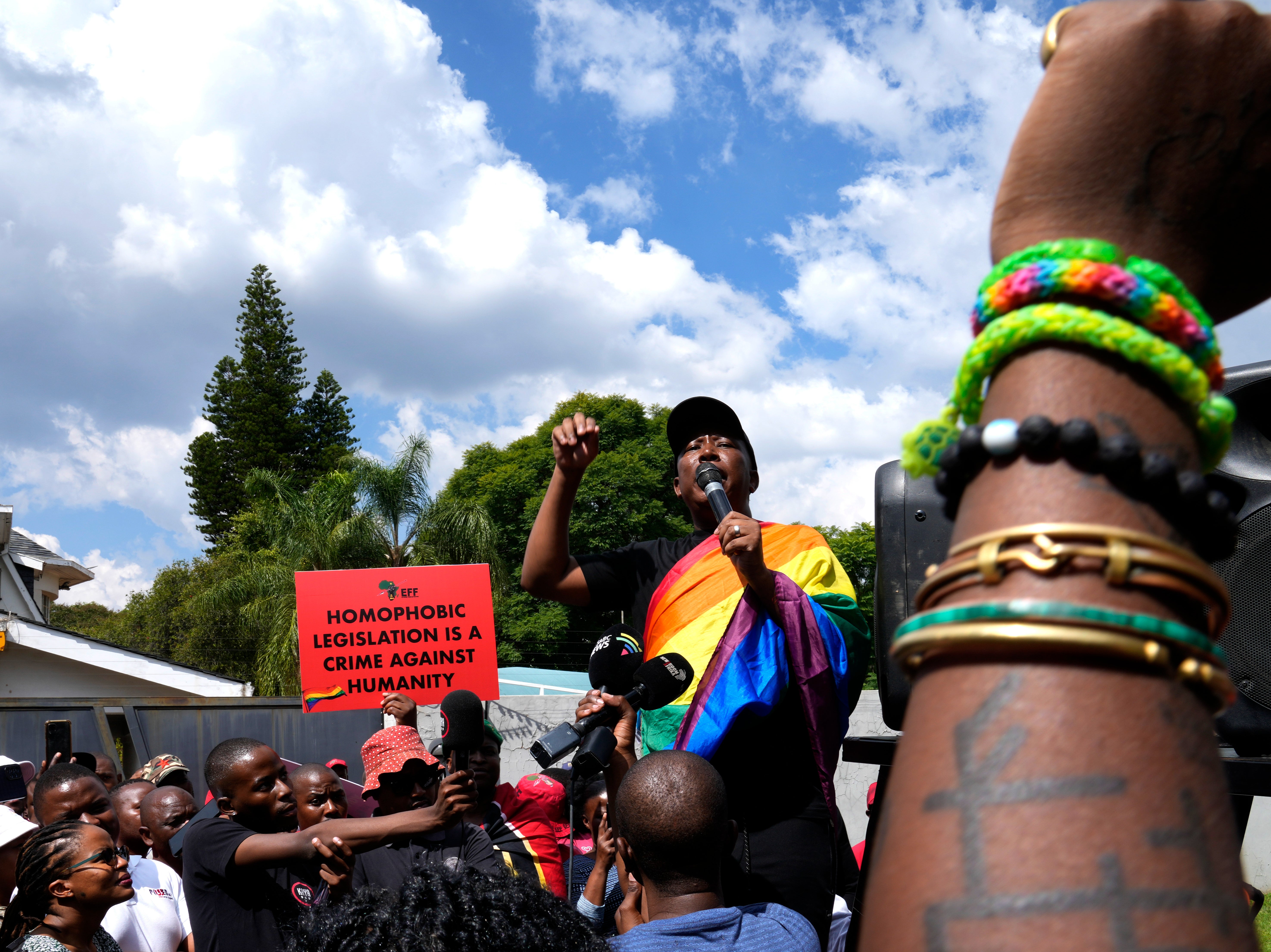 Uganda anti-gay law protest