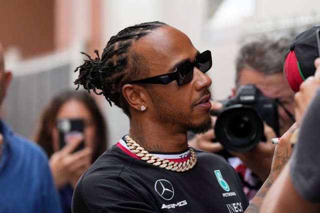 Lewis Hamilton in Monaco (Luca Bruno/AP)