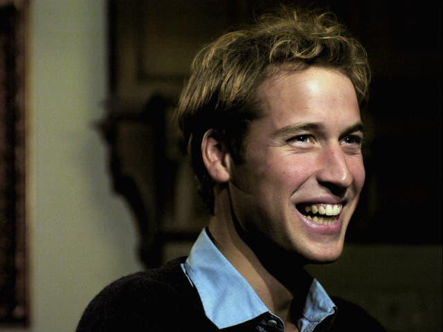 <p>Prince William talks to journalists during an interview Tuesday November 16, 2004, in St Mary’s Quad</p>