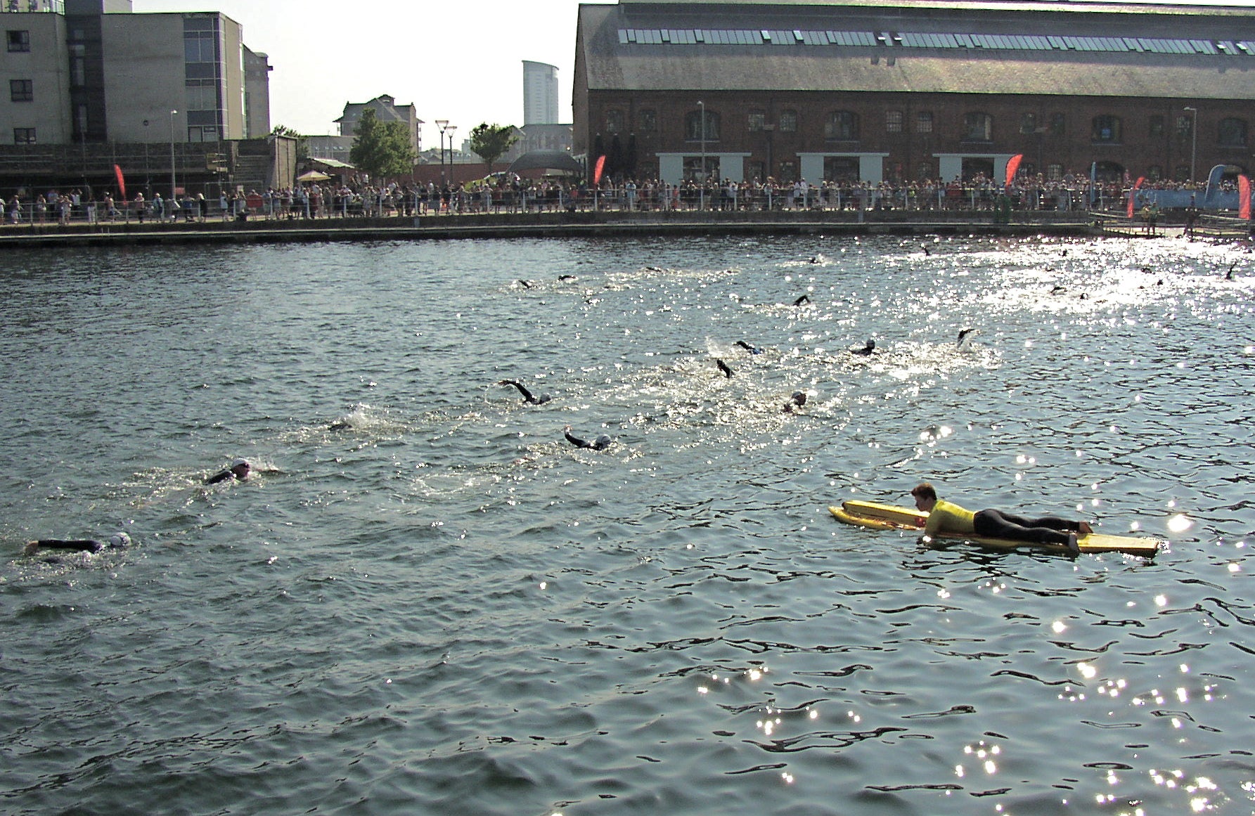 The tragedy unfolded at the Swansea Triathlon (file photo)