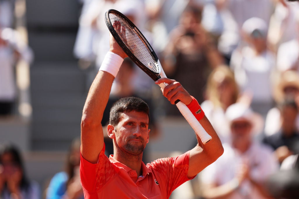 Novak Djokovic starts bid for 23rd Grand Slam title with straight sets ...