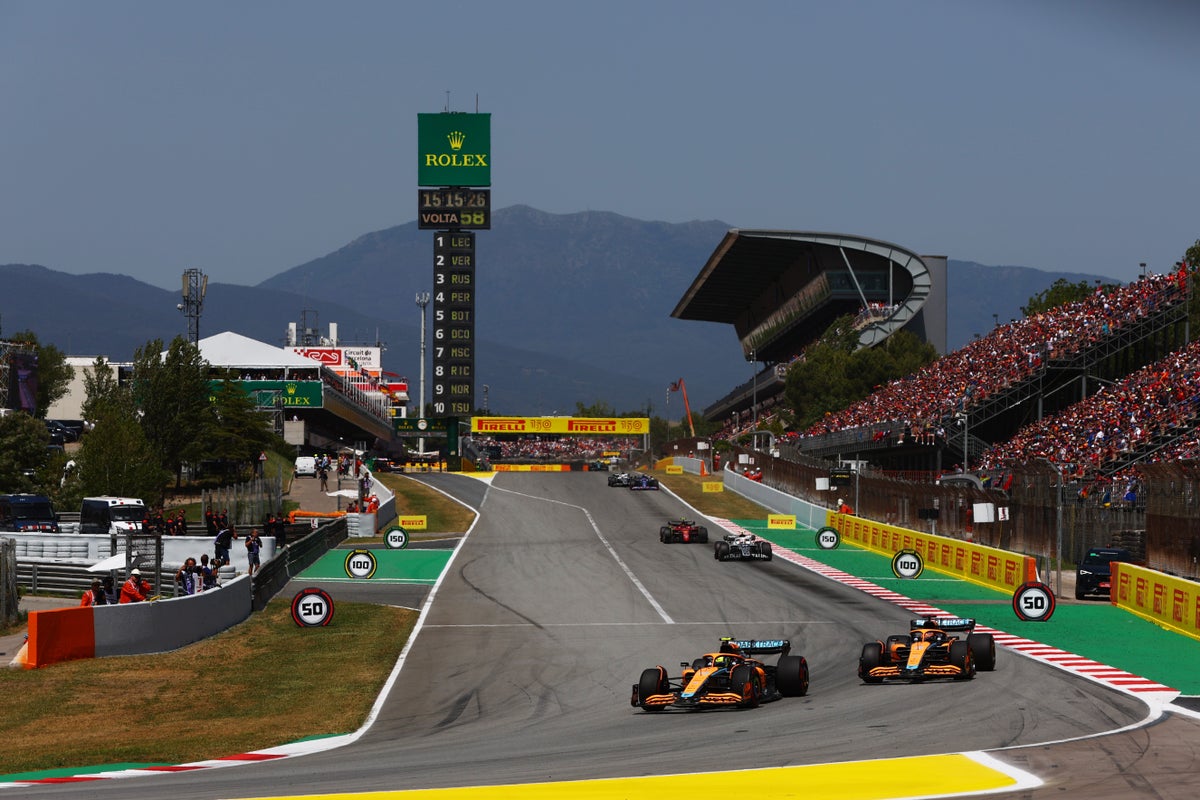 What time does the F1 Spanish Grand Prix start today?