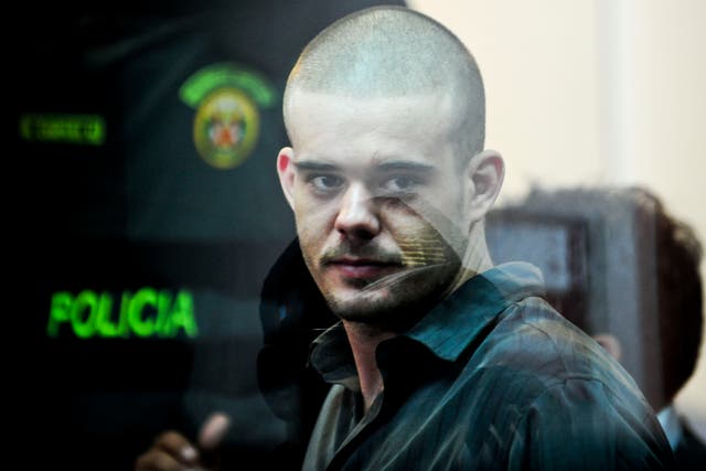 <p>Dutch national Joran Van der Sloot, seen here in a file photo dated 6 January 2012, during his preliminary hearing in court in the Lurigancho prison in Lima</p>