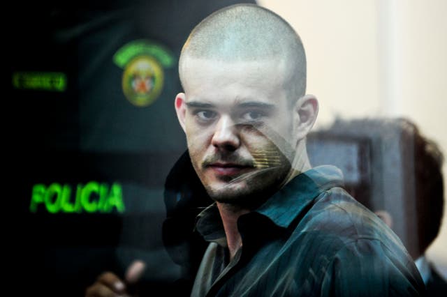 <p>Dutch national Joran Van der Sloot, seen here in a file photo dated 6 January 2012, during his preliminary hearing in court in the Lurigancho prison in Lima</p>