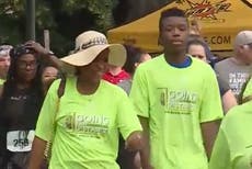 Ralph Yarl makes first public appearance since being shot in head after ringing the wrong doorbell