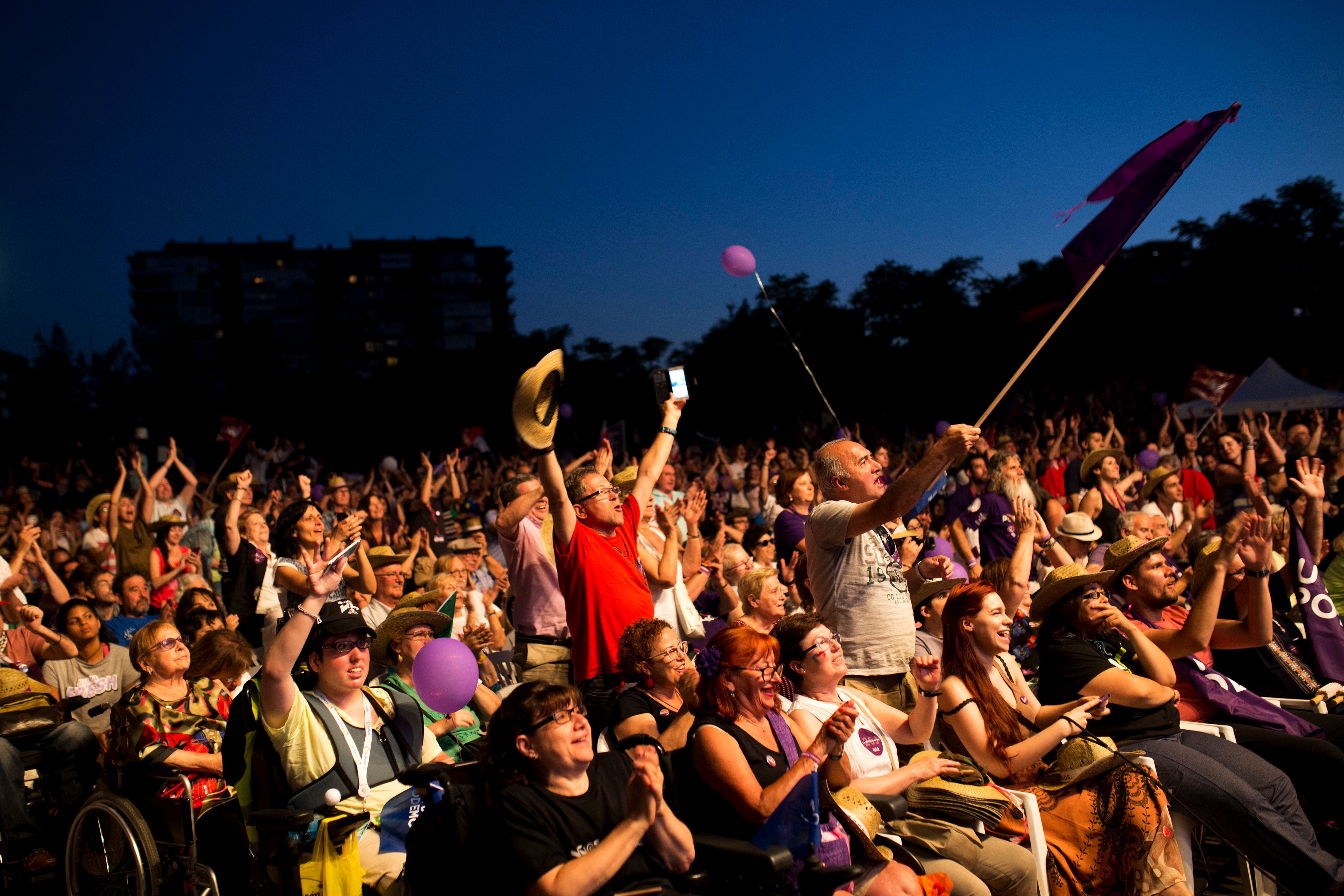 Spain Elections Left