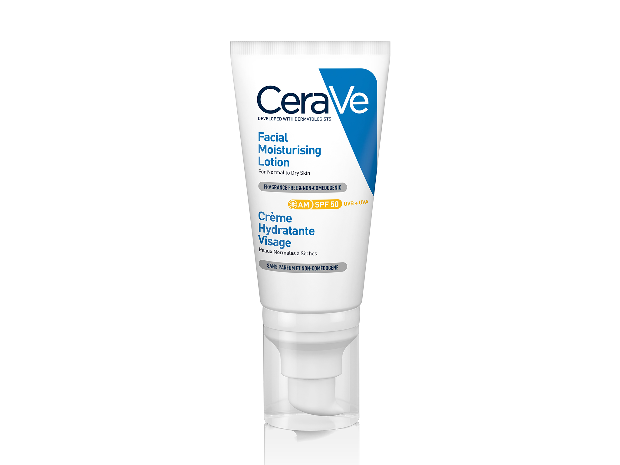 best SPF moisturisers for men CeraVe facial moisturising lotion AM SPF 50