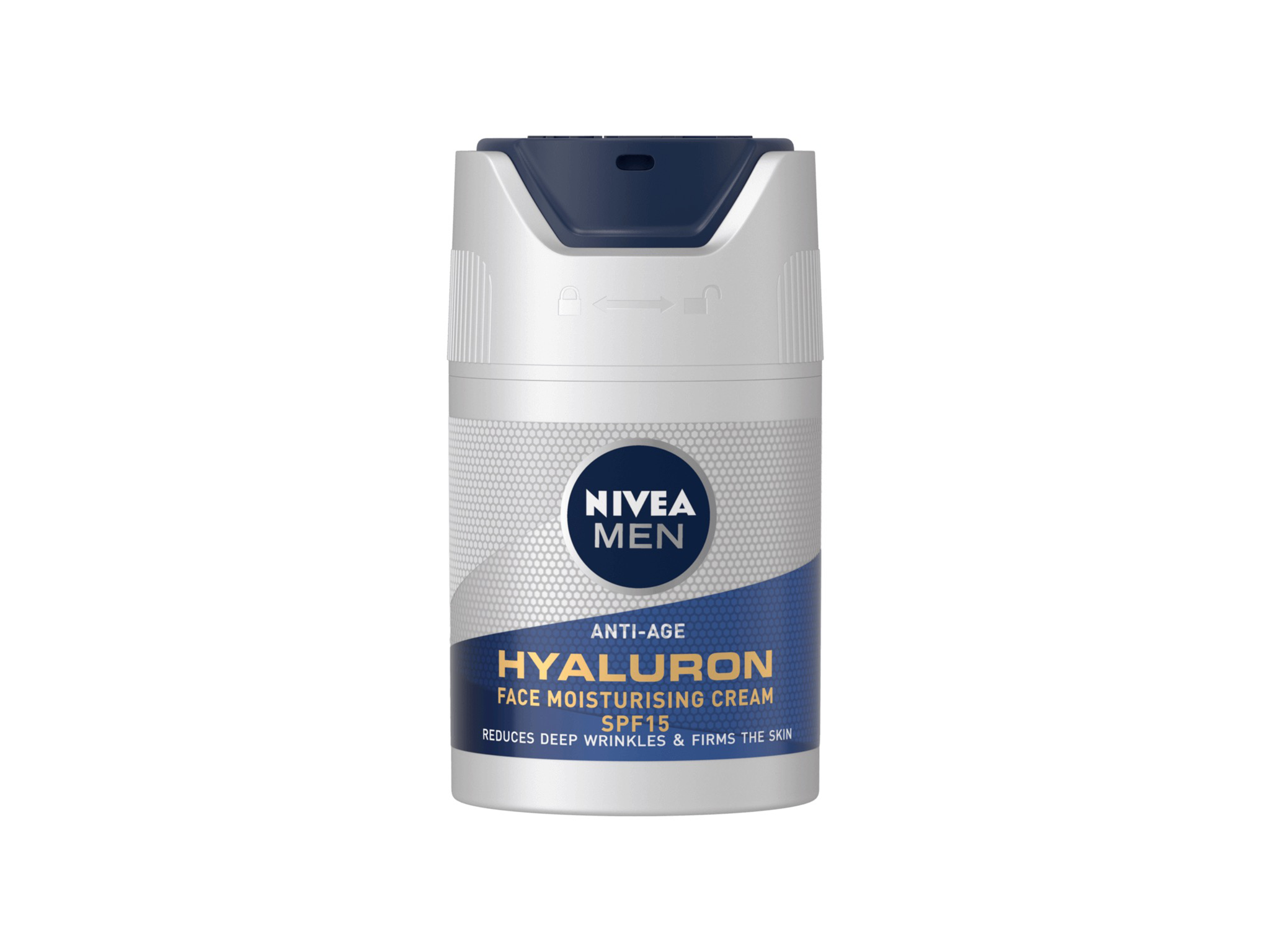 best SPF moisturiser for men Nivea men anti-age hyaluron face moisturising cream SPF15