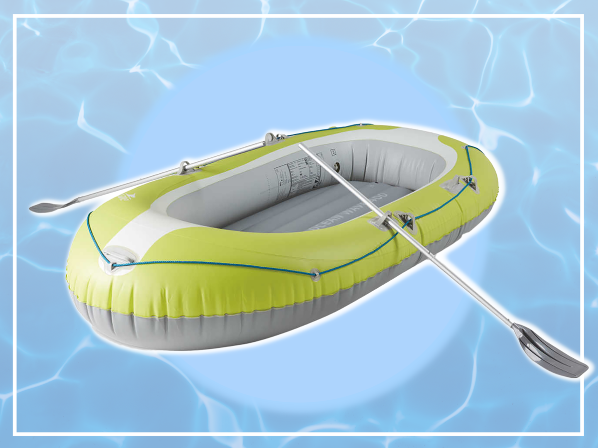 Aldi’s inflatable boat is perfect for family holidays this summer