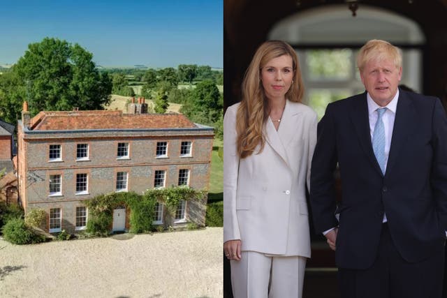 <p>Boris and Carrie Johnson have moved into Brightwell Manor in Oxfordshire</p>