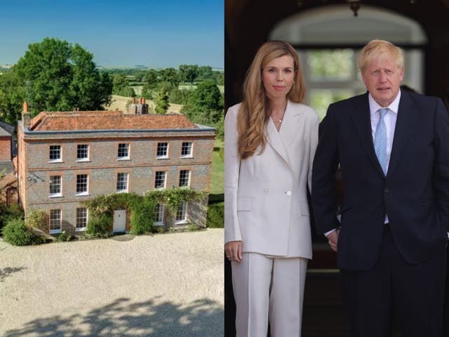 <p>Boris and Carrie Johnson have purchased Brightwell Manor in Oxfordshire</p>