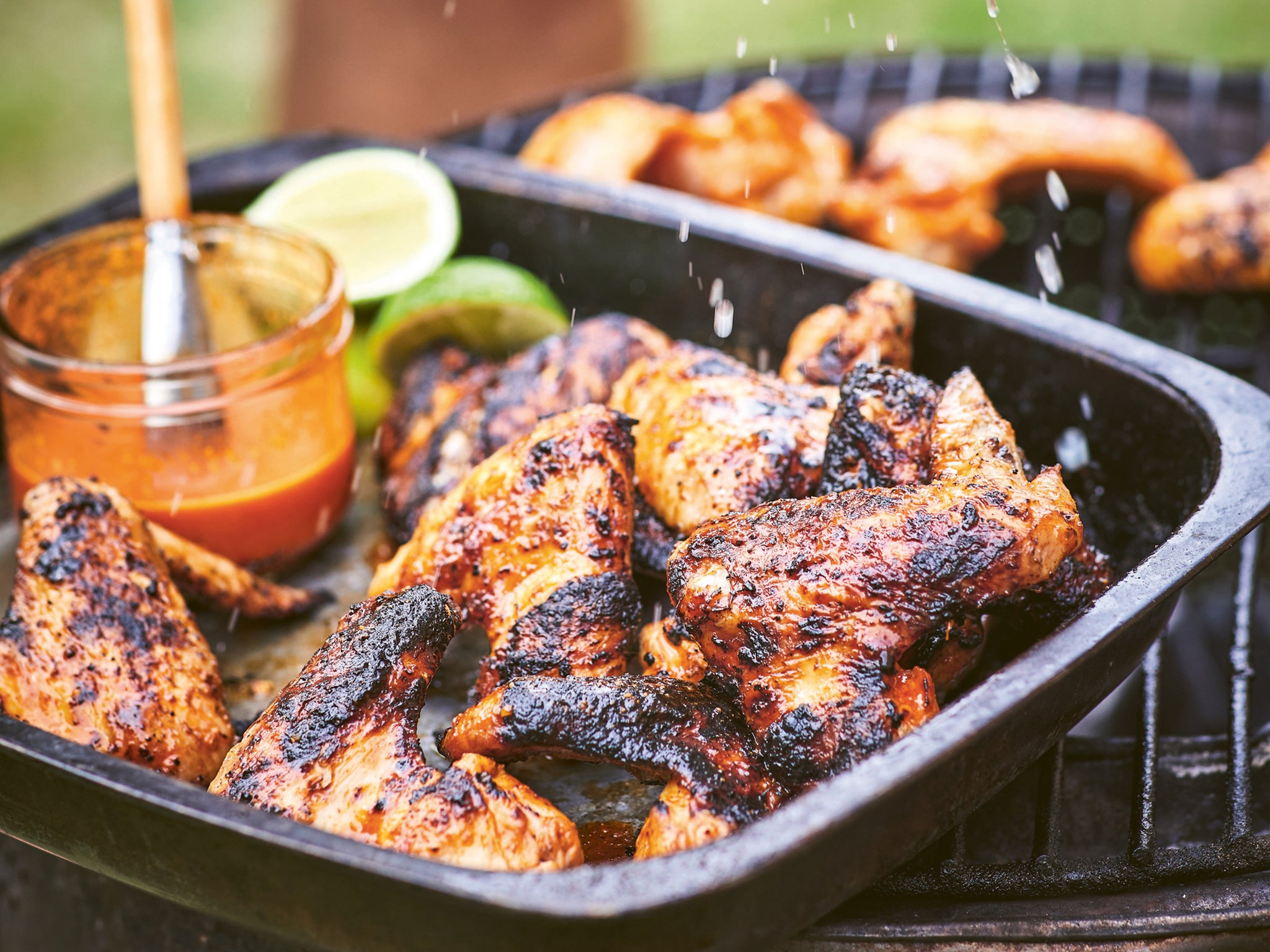 <p>The coconut marinade on these wings keeps them from getting too sticky or sweet </p>