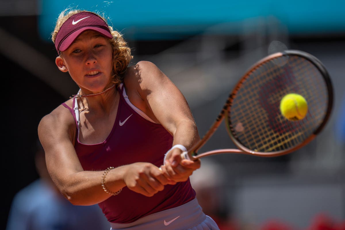 Mirra Andreeva yang berusia 16 tahun dari Rusia merasa Andy Murray mungkin adalah jimat keberuntungannya