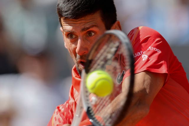 Novak Djokovic voiced his support for Serbians in Kosovo (Jean-Francois Badias/AP)