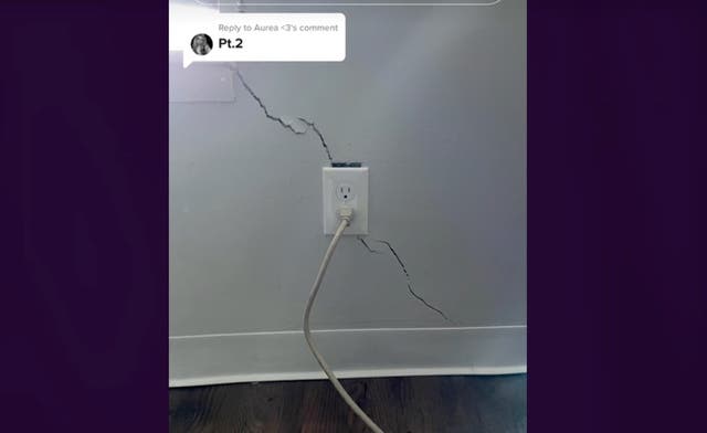 <p>Former resident reveals cracks in walls of apartment before horror collapse</p>