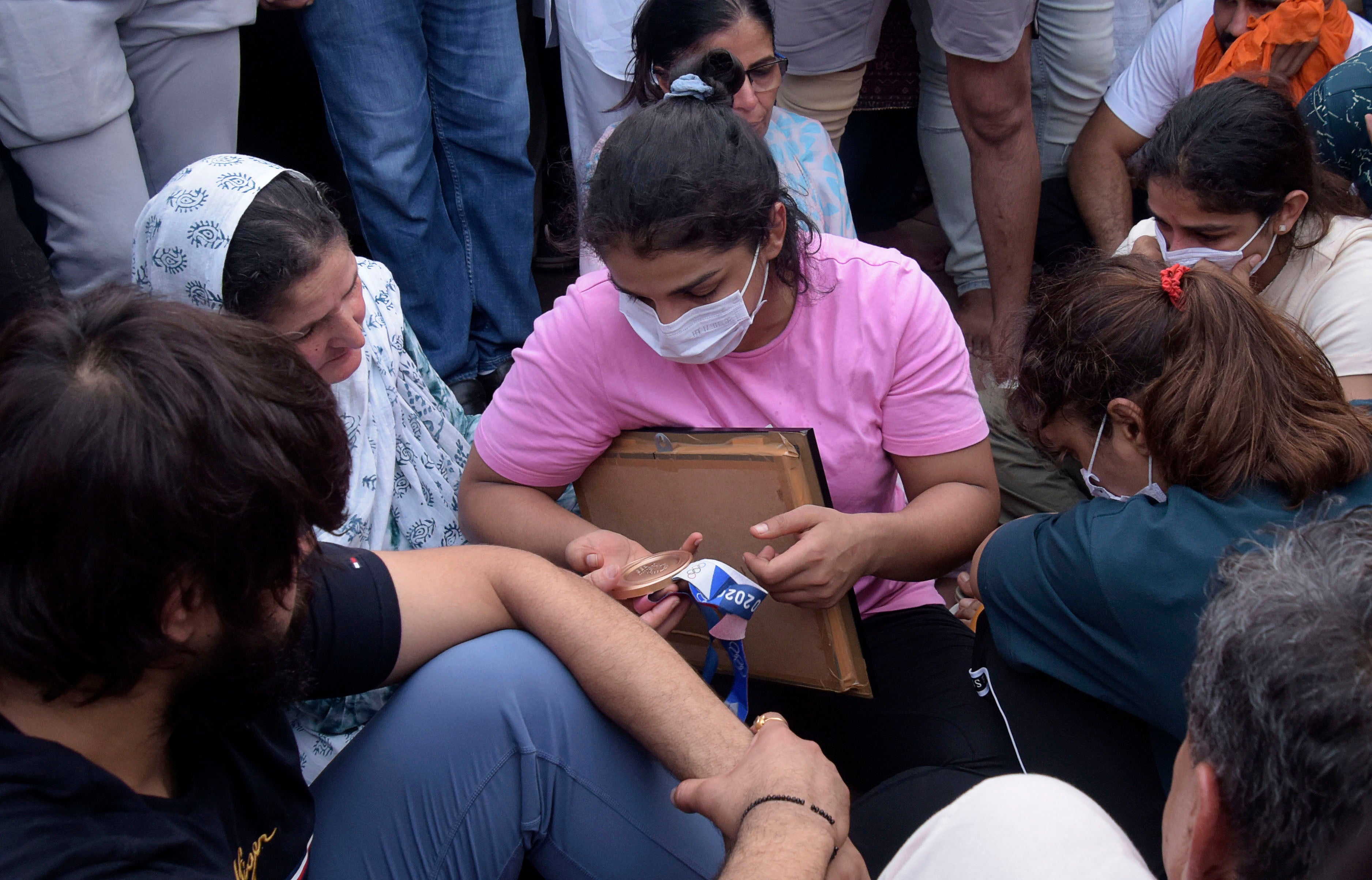 India Wrestlers Protest