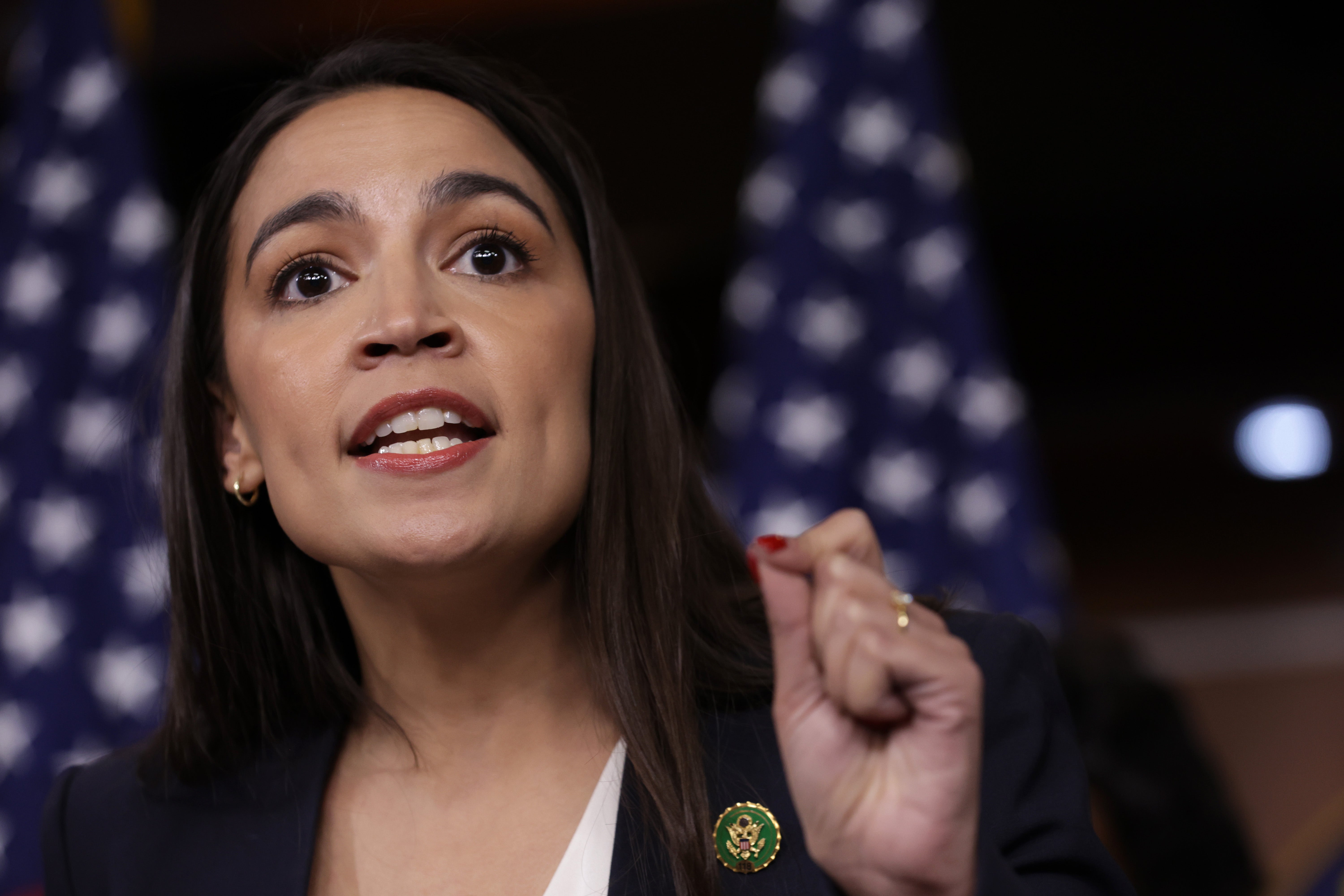 Alexandria Ocasio-Cortez said disparities between CEO and employee incomes had skyrocketed during the pandemic