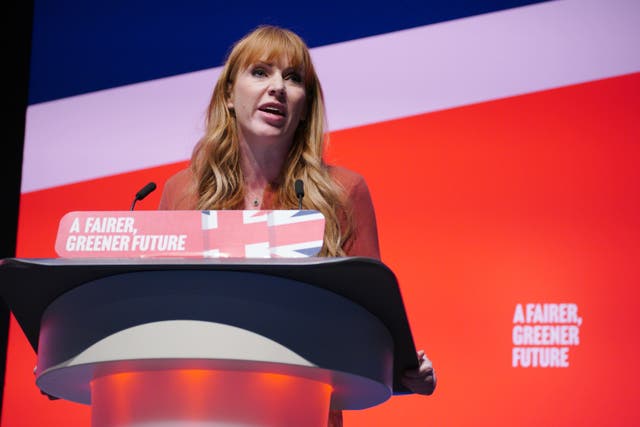 Labour deputy leader Angela Rayner has promised to ban former ministers from lobbying the government for five years as part of a plan to improve transparency and uphold standards in public life. (Peter Byrne/PA)